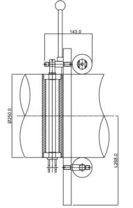 adjustable iris wire guide 250mm cemanco