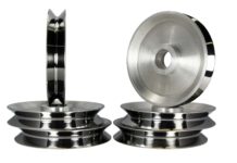 tungsten carbide coated aluminum pulleys coating pulley shiv